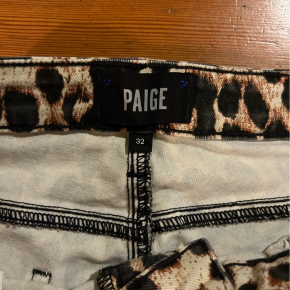 Paige premium denim leopard print jeans - Picture 3 of 3